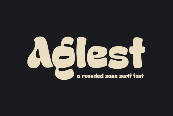 Aglest: A Retro Display Typeface for Editorial Identity