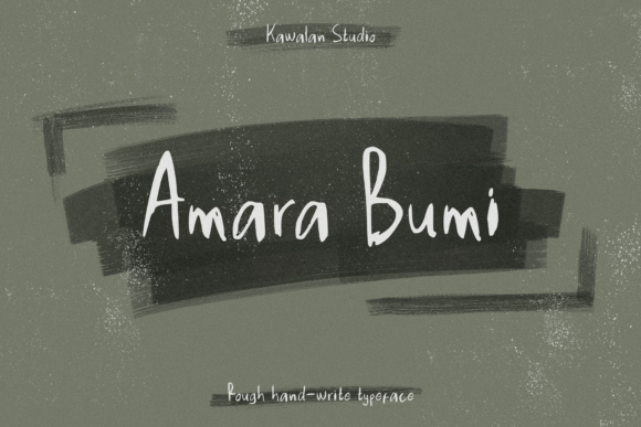 Amara Bumi: The Natural Typeface for Handmade Branding