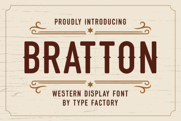Bratton: The Western Display Font That Elevates Small Business Branding