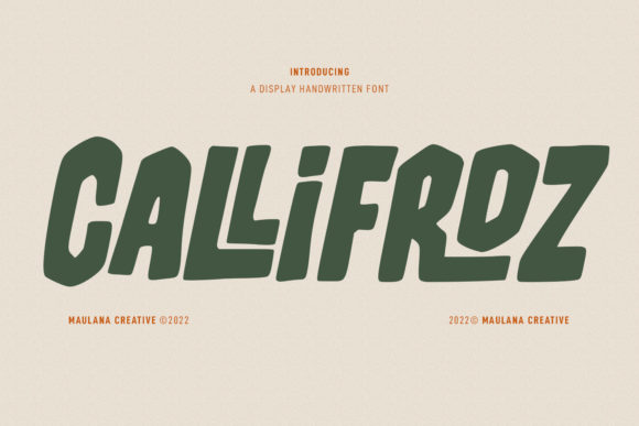 Callifroz: The Vintage Display Font for Scroll-Stopping Campaigns
