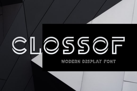 Clossof: The Modern Display Typeface That Elevates Digital Branding