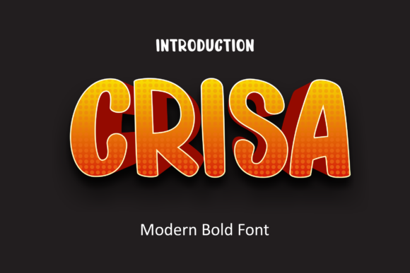 Crisa: The Retro Display Typeface That Brings Handmade Charm to Life