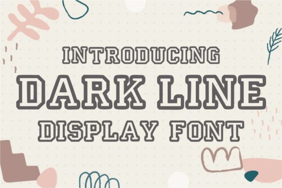 Dark Line: The Bold Display Typeface That Elevates Small Business Branding