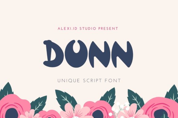 Dunn: A Quirky Display Font for Bold Brand Identities