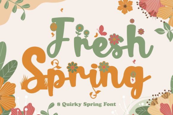 Fresh Spring: The Perfect Display Typeface for Modern Editorial Design