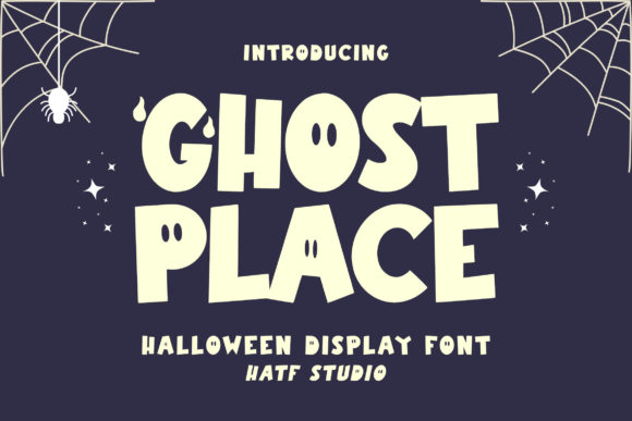 Ghost Place: A Creepy Cool Display Font for Bold Branding