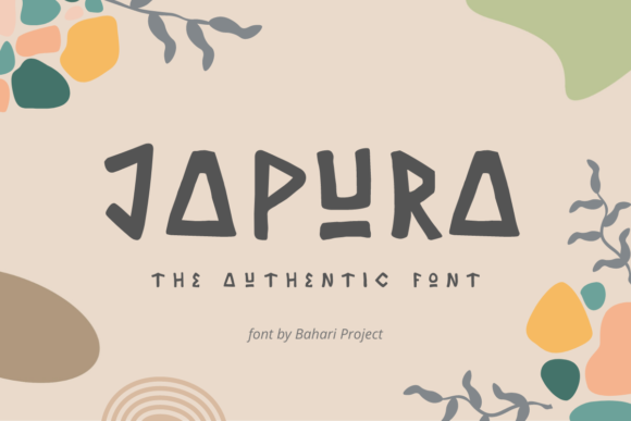 Japura: The Ethnic Display Typeface for Authentic Editorial Design