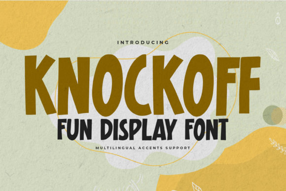 Knockoff Font for Modern Web Design
