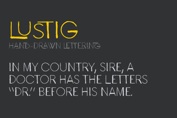 Lustig Font for Professional Branding
