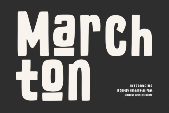 Marchton: The Vintage Display Typeface for Bold Web Experiences