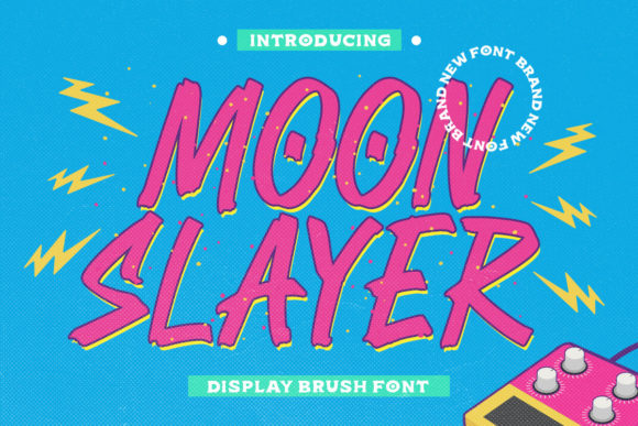 Moon Slayer: A Street Art Display Typeface for Bold Web Design