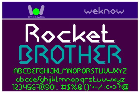 Rocket Brother: The Modern Display Font That Transforms Your Brand Identity