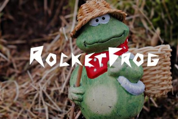RocketFrog: The Playful Display Font for Creative Makers