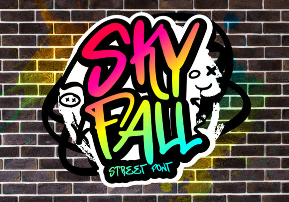 Sky Fall: A Bold Display Font for Modern Editorial Design