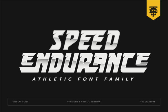 Speed Endurance: A Bold Font for Branding That Stands Out