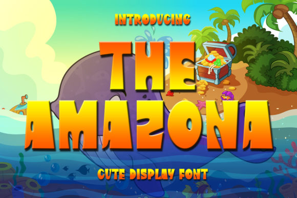 The Amazona: A Bold Display Typeface for Modern Editorial Design