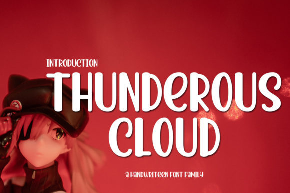 Thunder Clouds: The Perfect Display Typeface for Handmade Creations
