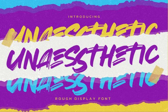 Unaessthetic: A Futuristic Typeface for Bold Editorial Design