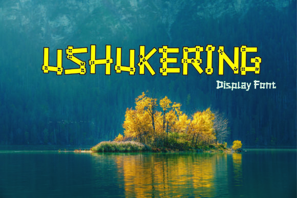 Ushukering: The Wood-Themed Font That Elevates Your Campaigns